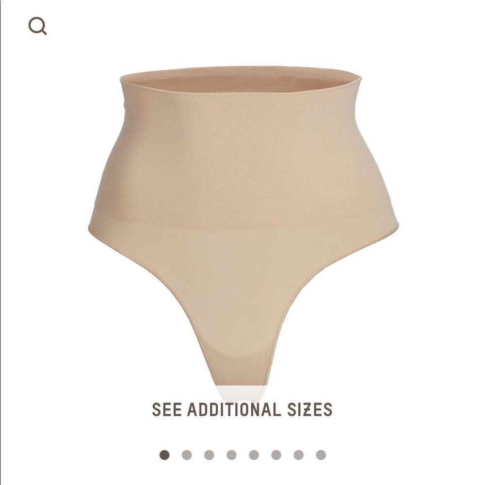 Skims Core Control Thongs (2 sizes) - Clay Color